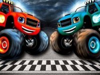 Offroad Trucks Memory Match