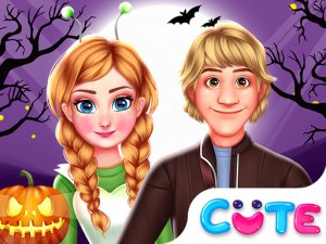 Royal Couple Halloween Party Online Dress-Up Game