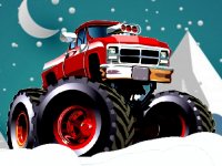 Snow Monster Trucks Racing