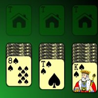 Classic Solitaire Card Puzzle