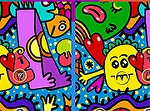 Spot 5 Differences Puzzle