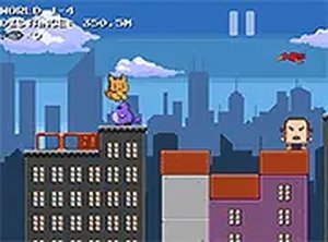 Hue Cat Runner Arcade Game