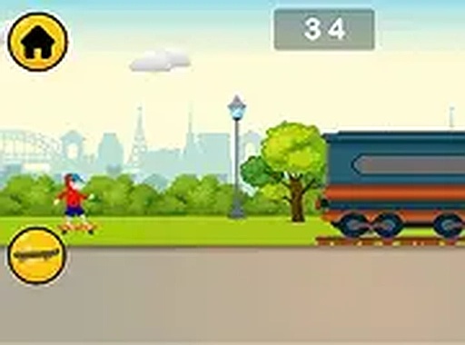 Rolling Path Skateboard Challenge