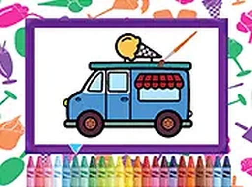 Ice Cream Van Color Studio